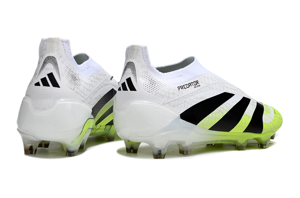 Adidas Predator Elite LL FG White/Green - Crampons de football