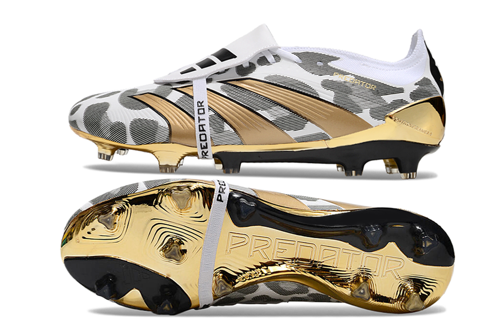 Adidas Predator Elite FT FG Gold White - Crampons de football