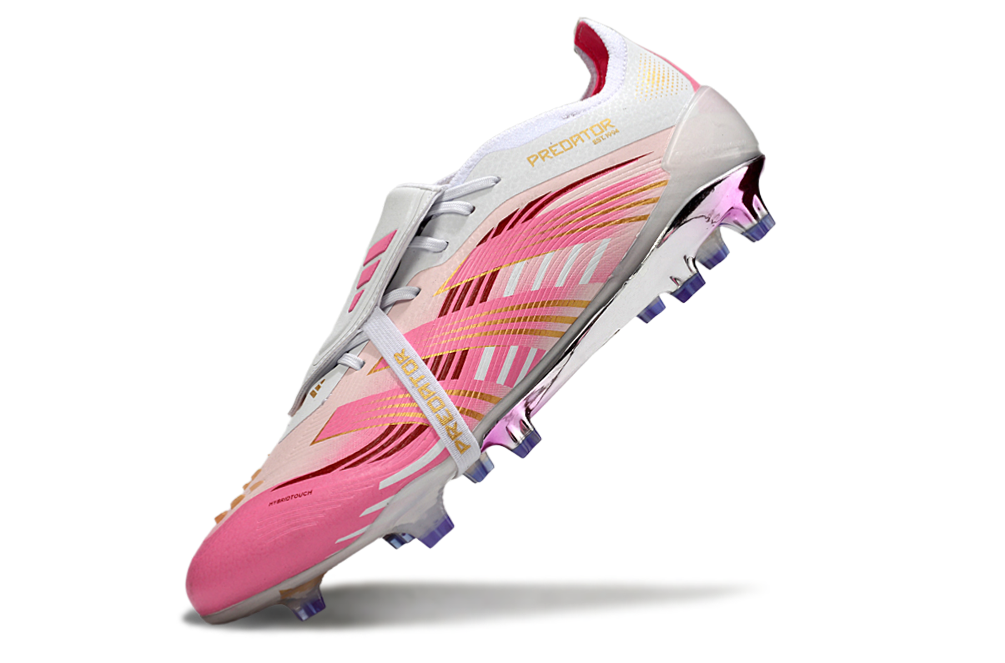 Adidas Predator Elite FT FG White/Pink - Crampons de football