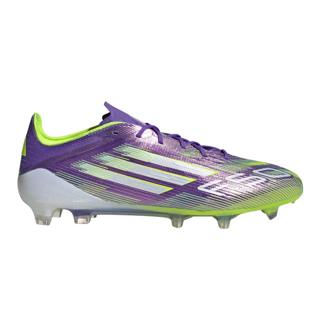Adidas F50 Elite FG Laced Purple/Green - Crampons de football