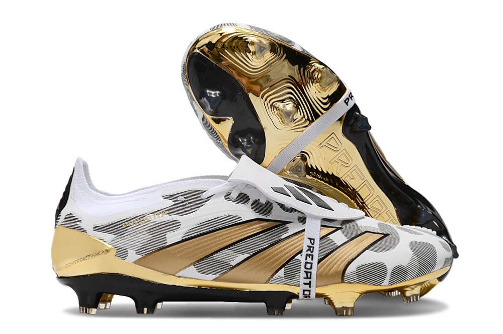 Adidas Predator Elite FT FG Gold White - Crampons de football