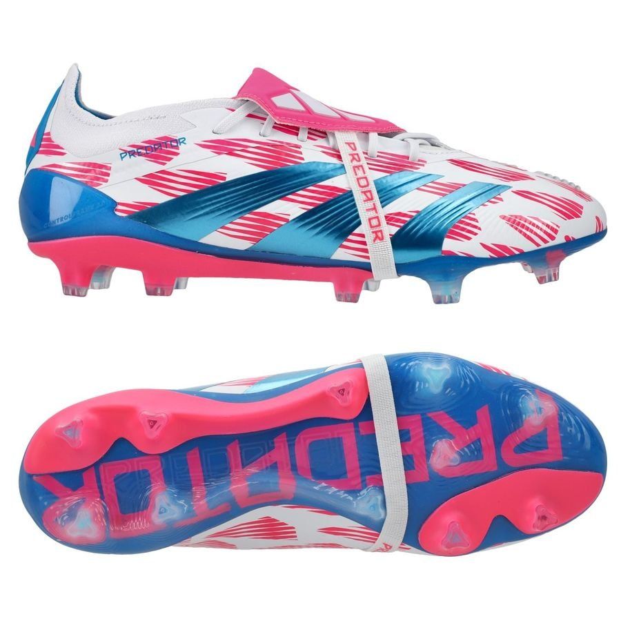 Adidas Predator Elite FT FG Blue Pink - Crampons de football