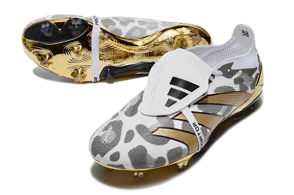 Adidas Predator Elite FT FG Gold White - Crampons de football