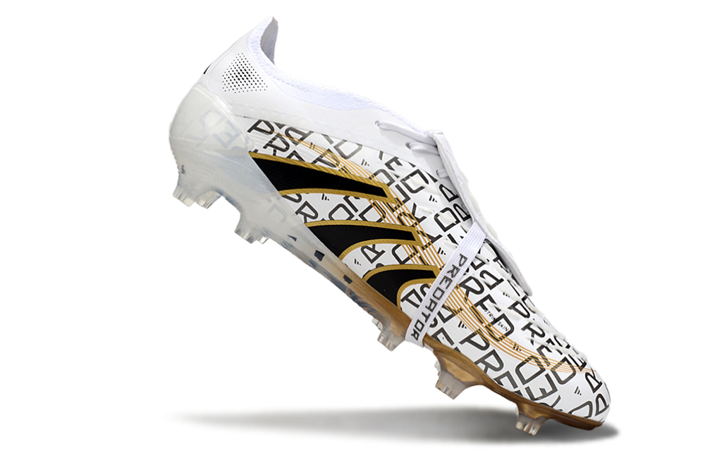 Adidas Predator Elite FT FG White/Gold - Crampons de football