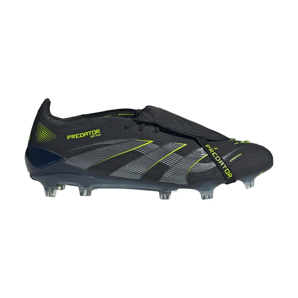 Adidas Predator Elite FT FG Black/Green - Crampons de football