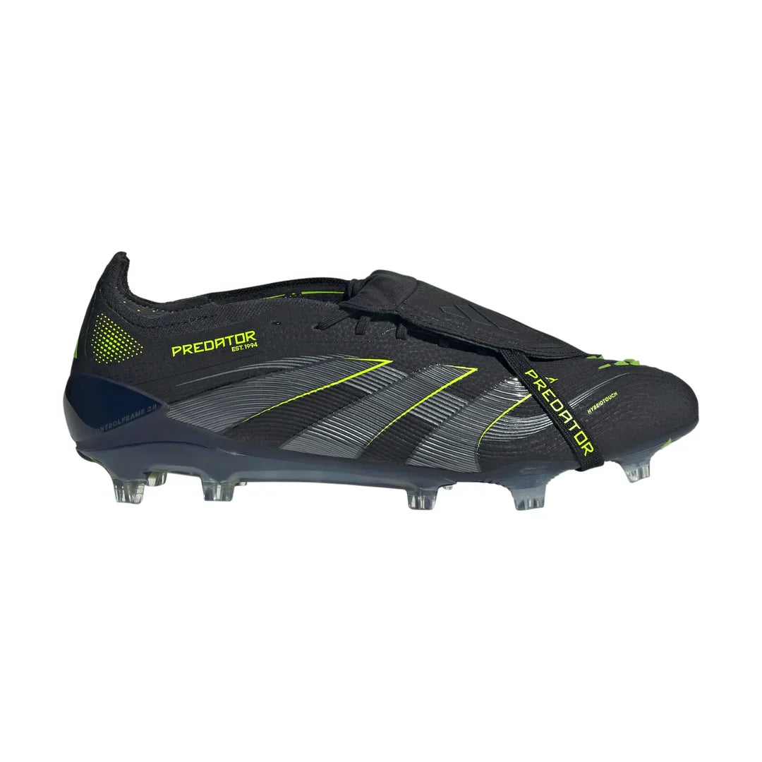 Adidas Predator Elite FT FG Black/Green - Crampons de football