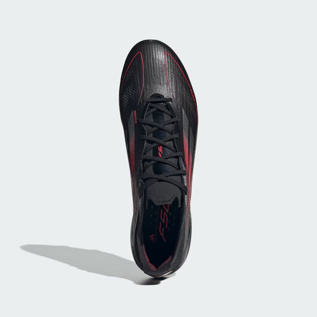 Adidas F50 Elite FG Laced Black/Red - Crampons de football