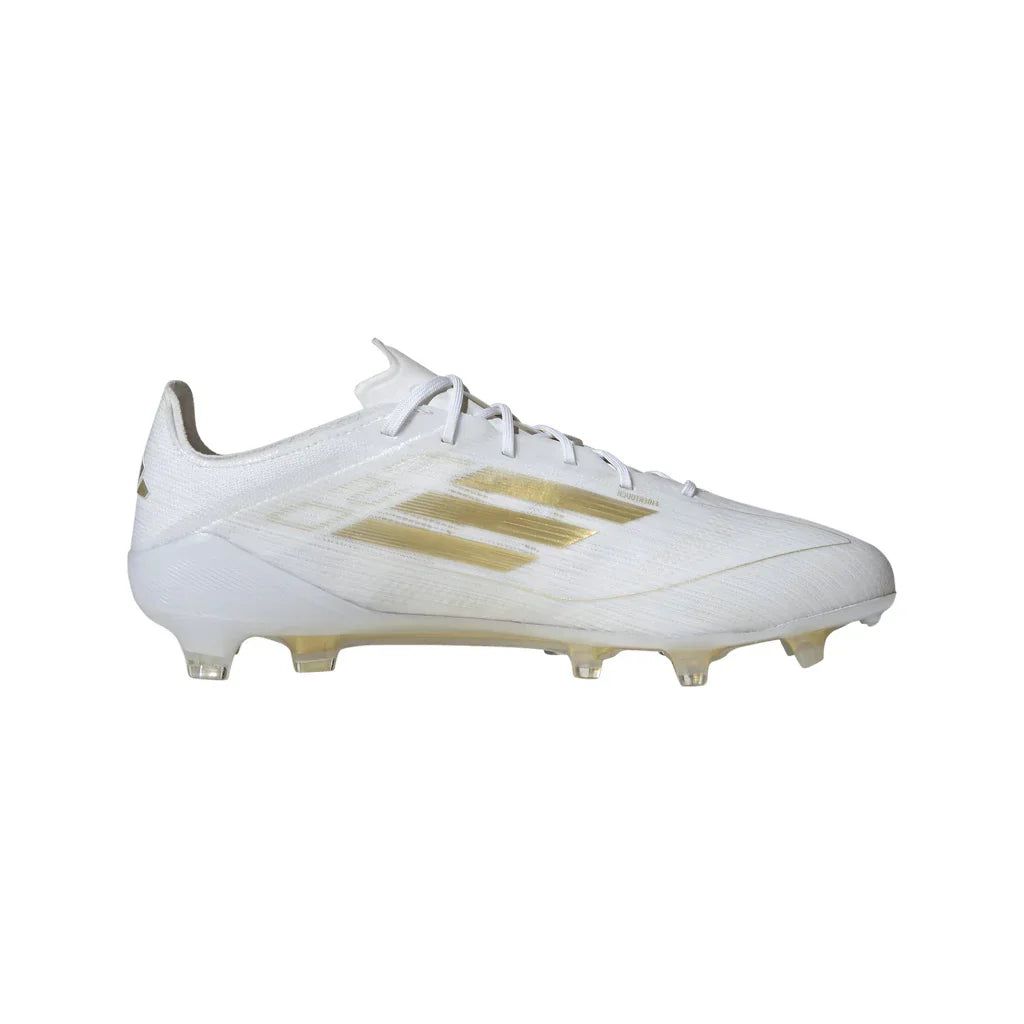 Adidas F50 Elite FG Laced White & Gold - Crampons de football