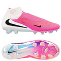 Nike Phantom 6 High FG Elite Pink/White - Crampons de football