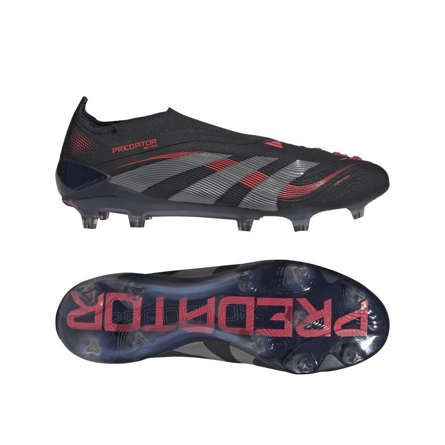 Adidas Predator Elite LL FG Black/Red - Crampons de football