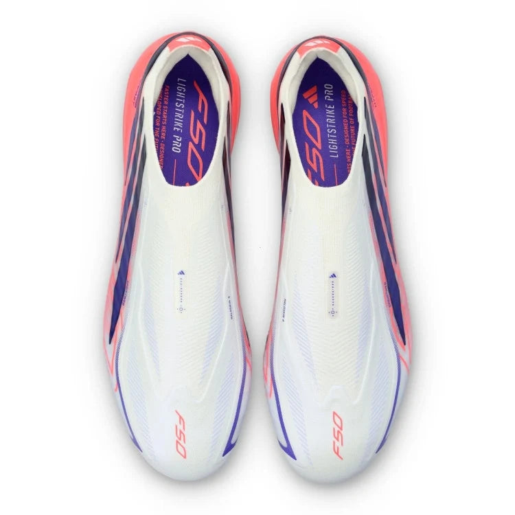 Adidas F50 Hyperfast Elite AG Laceless Chaos vs Control - Crampons de football