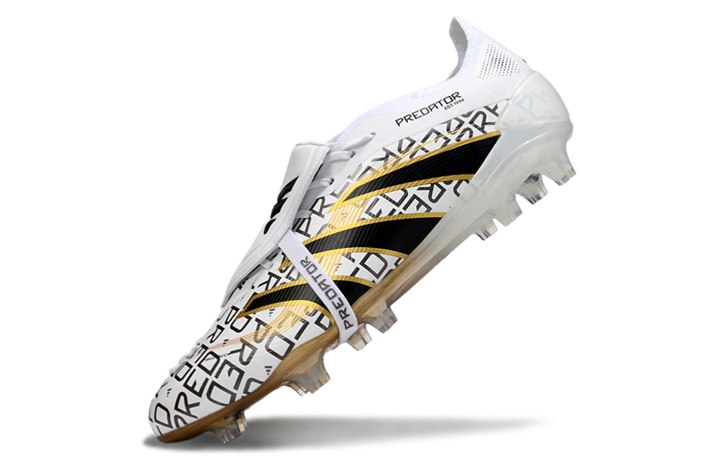Adidas Predator Elite FT FG White/Gold - Crampons de football