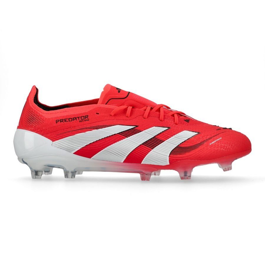 Adidas Predator Elite FG Laces Red/White - Crampons de football