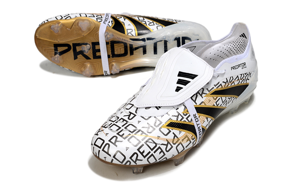 Adidas Predator Elite FT FG White/Gold - Crampons de football