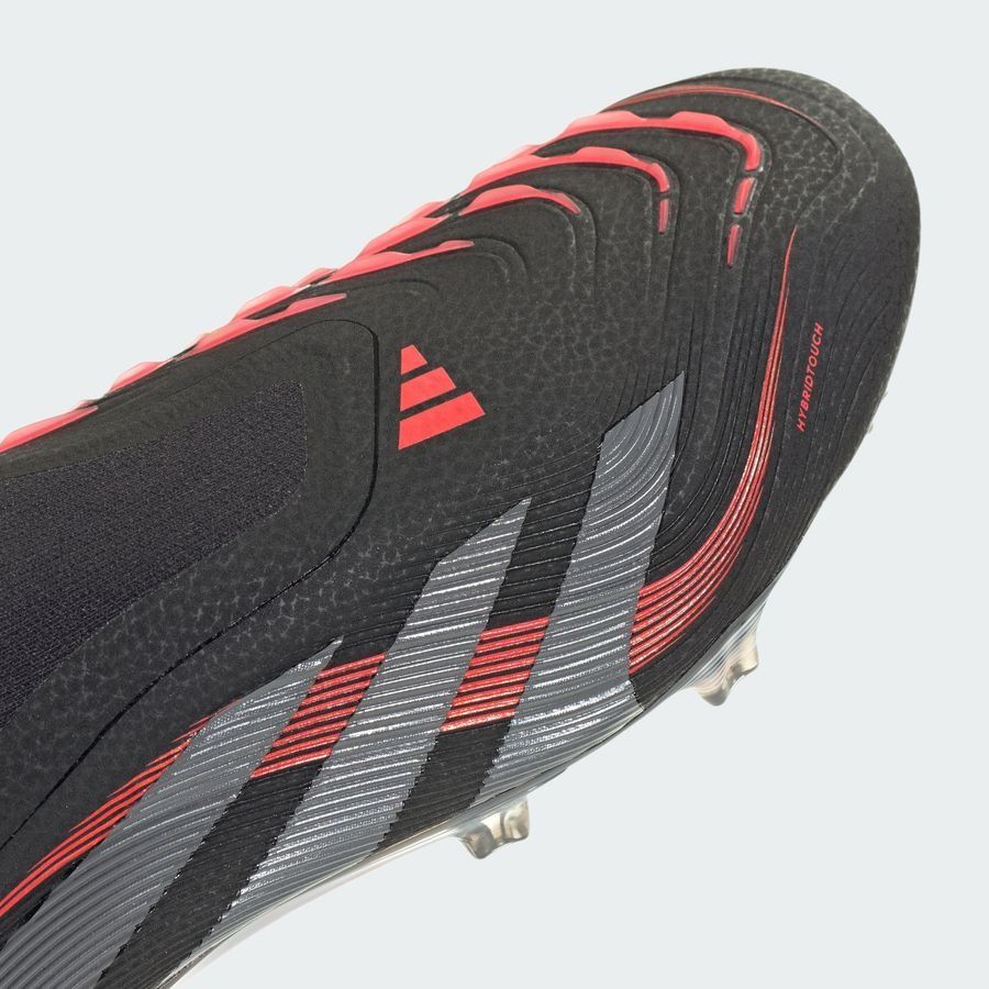 Adidas Predator Elite LL FG Black/Red - Crampons de football