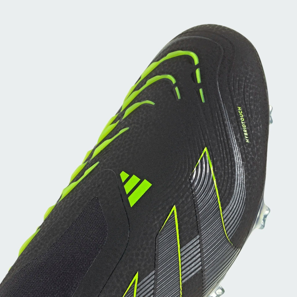 Adidas Predator Elite LL FG Black/Green - Crampons de football