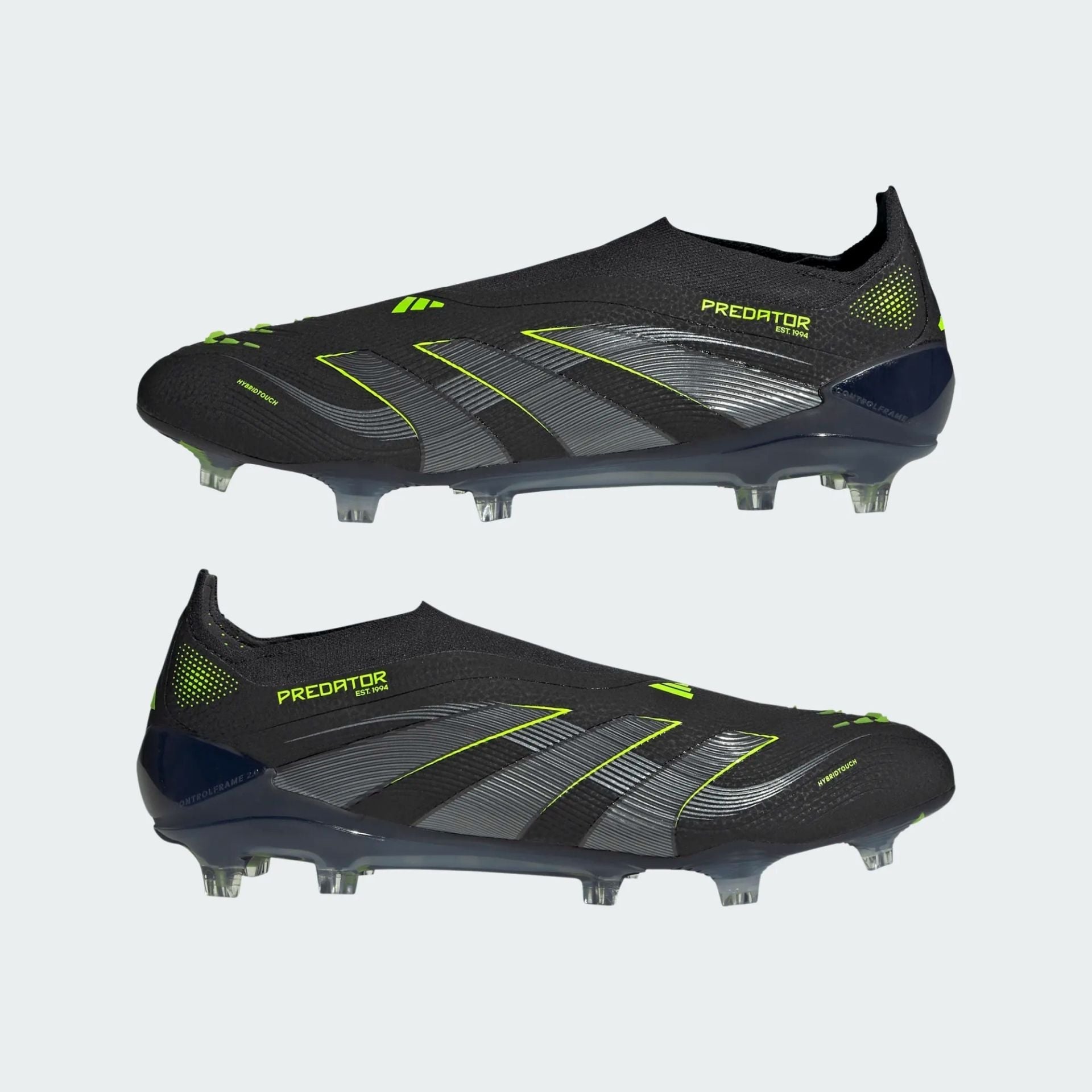 Adidas Predator Elite LL FG Black/Green - Crampons de football