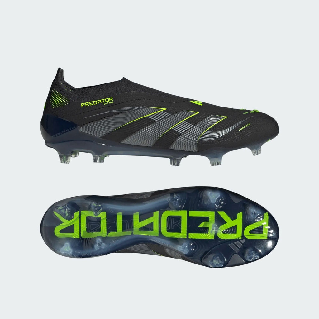 Adidas Predator Elite LL FG Black/Green - Crampons de football